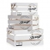 Set de boîtes décoratives Storage Blanc 30 x 20 x 40 cm