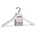 Set of Clothes Hangers White Wood 44 x 23,5 x 1,2 cm (24 Units)