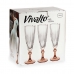 Champagne glass Exotic Glass Brown 6 Units (170 ml)