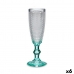 Champagneglas Turkoois Punten Glas 6 Stuks (185 ml)