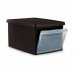 Storage Box with Lid Stefanplast Elegance Side Brown Plastic 29 x 21 x 39 cm (5 Units)