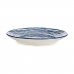 Dezertný tanier Ø 20 cm Porcelán Modrá Biela 6 kusov