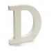 Писмо D Дървен Бял (1,8 x 21 x 17 cm) (12 броя)