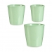Set of pots Green Clay (6 Units)