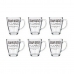 Mug Transparent Glass 6 Units (320 ml)