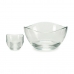 Bowl Transparent Glass (460 ml) (6 Units)