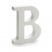 Písmeno B Dřevo Bílý (2 x 16 x 14,5 cm) (24 kusů)
