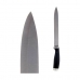 Küchenmesser 3,5 x 33 x 2 cm Silberfarben Schwarz Edelstahl Kunststoff (12 Stück)