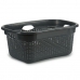 Laundry Basket Grey Plastic 25 L 42,5 x 25,5 x 63,5 cm (12 Units)