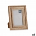 Okvir za fotografije Kristal Les Rjava Bronasta Plastika (16,5 x 2 x 21 cm) (6 kosov)