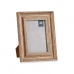 Photo frame Crystal Wood Brown Bronze Plastic (16,5 x 2 x 21 cm) (6 Units)