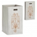 koš Art Nouveau Bílý Zlatá Karton 60 L 35 x 57 x 35 cm (12 kusů)