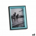 Фото рамка Стеклянный Чёрный Синий Деревянный MDF (6 штук) (3 x 20 x 15 cm)