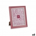 Κορνίζα Κρυστάλλινο Ροζ Πλαστική ύλη (x6) (2 x 31 x 26 cm)