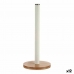 Kjøkkenpapirholder Brun Hvit Metall Bambus (15 x 15 x 33,5 cm) (12 enheter)