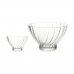 Set of bowls Transparent Glass (Ø 10,8 x 7 cm) (290 ml) (5 Units)