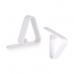Pinza Sujeta Manteles Blanco Plástico (5,5 x 4,5 x 1,5 cm) (12 Unidades)