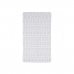 Alfombrilla Antideslizante para Ducha Cuadros Transparente PVC 67,7 x 38,5 x 0,7 cm (6 Unidades)