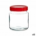 Blik Rød Gennemsigtig Glas polypropylen (1 L) (12 enheder)