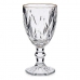Чаша за вино Златен Прозрачен Cтъкло 6 броя (330 ml)