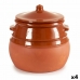 Casserole with Lid Baked clay 3,5 L 23 x 22 x 23 cm (4 Units)