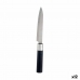 Couteau de cuisine 3 x 23,5 x 2 cm Argenté Noir Acier inoxydable Plastique (12 Unités)