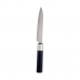 Couteau de cuisine 3 x 23,5 x 2 cm Argenté Noir Acier inoxydable Plastique (12 Unités)