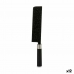 Veliki Nož za Kuhanje Mramor Crna Nehrđajući Čelik Plastika 5,3 x 33 x 2,3 cm (12 kom.)