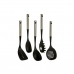 Set of Kitchen Utensils Black Plastic 8,5 x 35 x 20,5 cm (6 Units)
