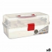 Универсальная коробка Красный Прозрачный Пластик 33 x 15 x 19,5 cm (8 штук)