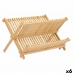 Draining Rack for Kitchen Sink Brown Bamboo (6 Units)