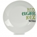 Desserttallerken Organic Porcelæn 19 x 2 x 19 cm (10 enheder)