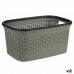 Laundry Basket Grey Plastic 36 L 36 x 25,5 x 53 cm (12 Units)