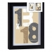 Рамка за снимки 18 x 23 x 2,5 cm Черен Cтъкло Дървен MDF (6 броя)