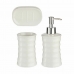 Badezimmer Set Weiß aus Keramik (12 Stück)