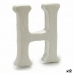 Písmeno H Biela polystyrén 1 x 15 x 13,5 cm (12 kusov)