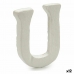 Letter U White polystyrene 1 x 15 x 13,5 cm (12 Units)