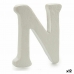 Písmeno N Bílý polystyren 1 x 15 x 13,5 cm (12 kusů)