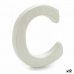 Písmeno C Bílý polystyren 1 x 15 x 13,5 cm (12 kusů)