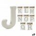 Γράμματα JKLMNOPQR Λευκό πολυστερίνη 2,5 x 22 x 17 cm (x9)