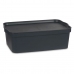 Aufbewahrungsbox mit Deckel Anthrazit Kunststoff 14 L 29,5 x 14,3 x 45 cm (12 Stück)
