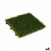 Plăci de pardoseală interconectate Iarbă Verde Plastic 30 x 3,5 x 30 cm (6 Unități)