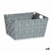 Veelzijdige mand Grijs Stof 5 L 30,4 x 14 x 20 cm (18 Stuks)