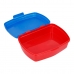 Caixa Sanduíche Super Mario Plástico Vermelho Azul (17 x 5.6 x 13.3 cm)