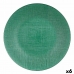 Płaski Talerz Kolor Zielony Szkło 32,5 x 2,5 x 32,5 cm (6 Sztuk)