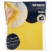 Cleaning cloths Soft Yellow 18 x 2,5 x 20 cm (12 Units)
