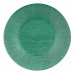 Plochý tanier zelená Sklo 27,5 x 2 x 27,5 cm (6 kusov)