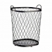 Kosz Czarny Metal 40 L 31 x 54,7 x 46,5 cm (4 Sztuk)