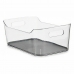 Organizador de Cajones Plástico reciclado Gris 17 x 10,5 x 24,5 cm (12 Unidades)