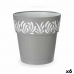 Self-watering flowerpot Stefanplast Gaia Grey Plastic 29 x 29 x 29 cm (6 Units)